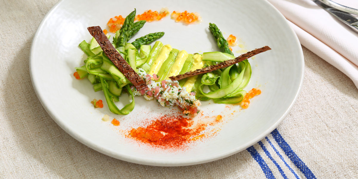 photo of beautifully plated appetizer