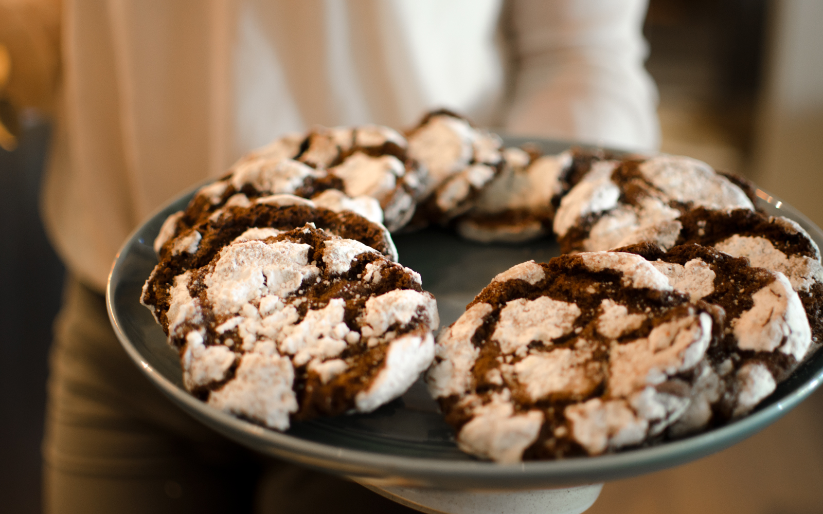 photo of cookies on a plate